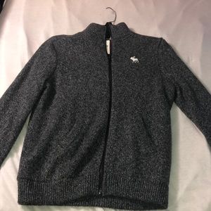 Abercrombie kids zip up sweater